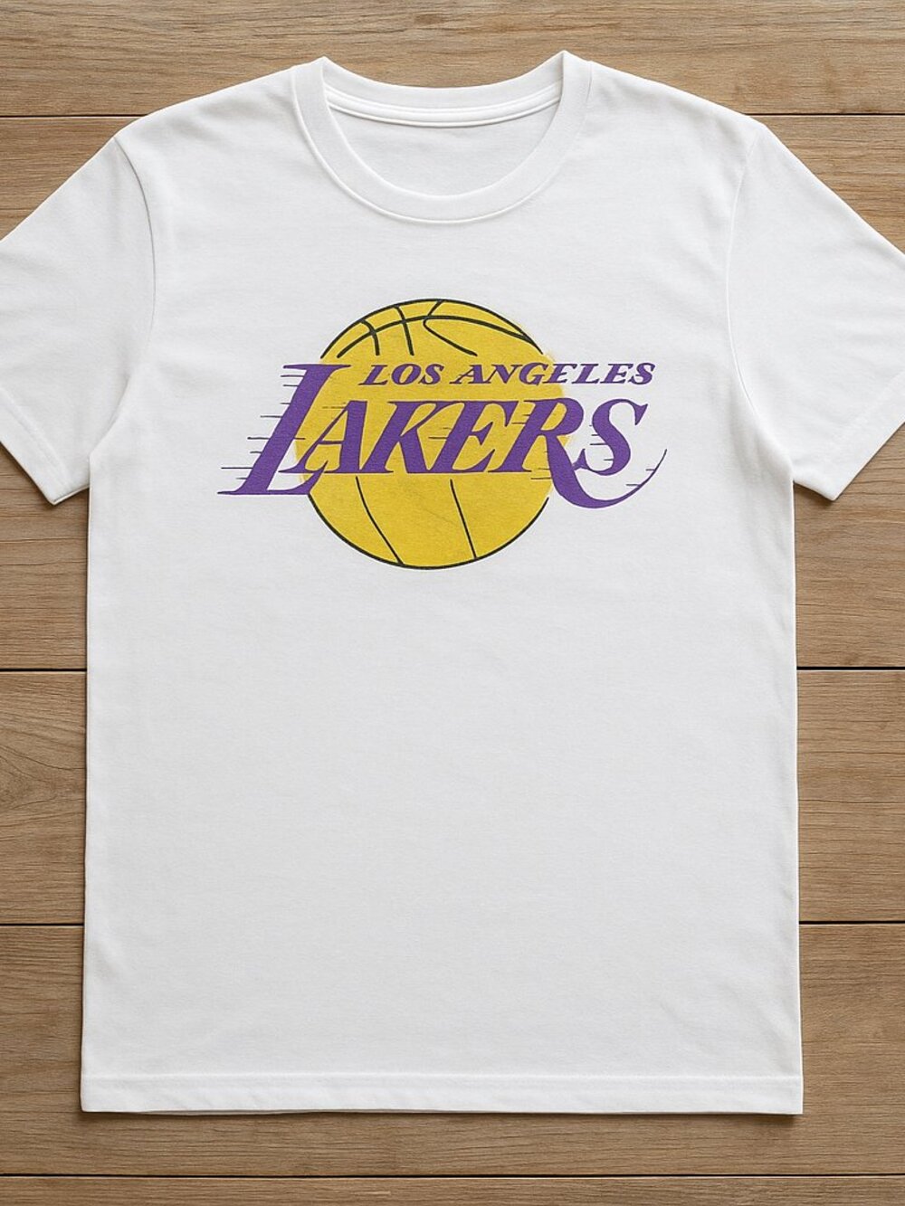 Los Angeles Lakers Basketball Graphic T-Shirt, Purple & Gold Sports Tee
